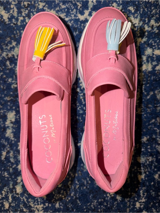 Coconuts by Matisse Shoes - Coconuts by Matisse Pink Loafers with Two-Tone Tassels